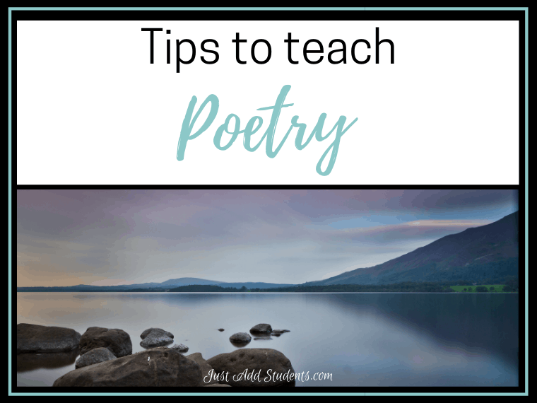 tips for teaching poetry